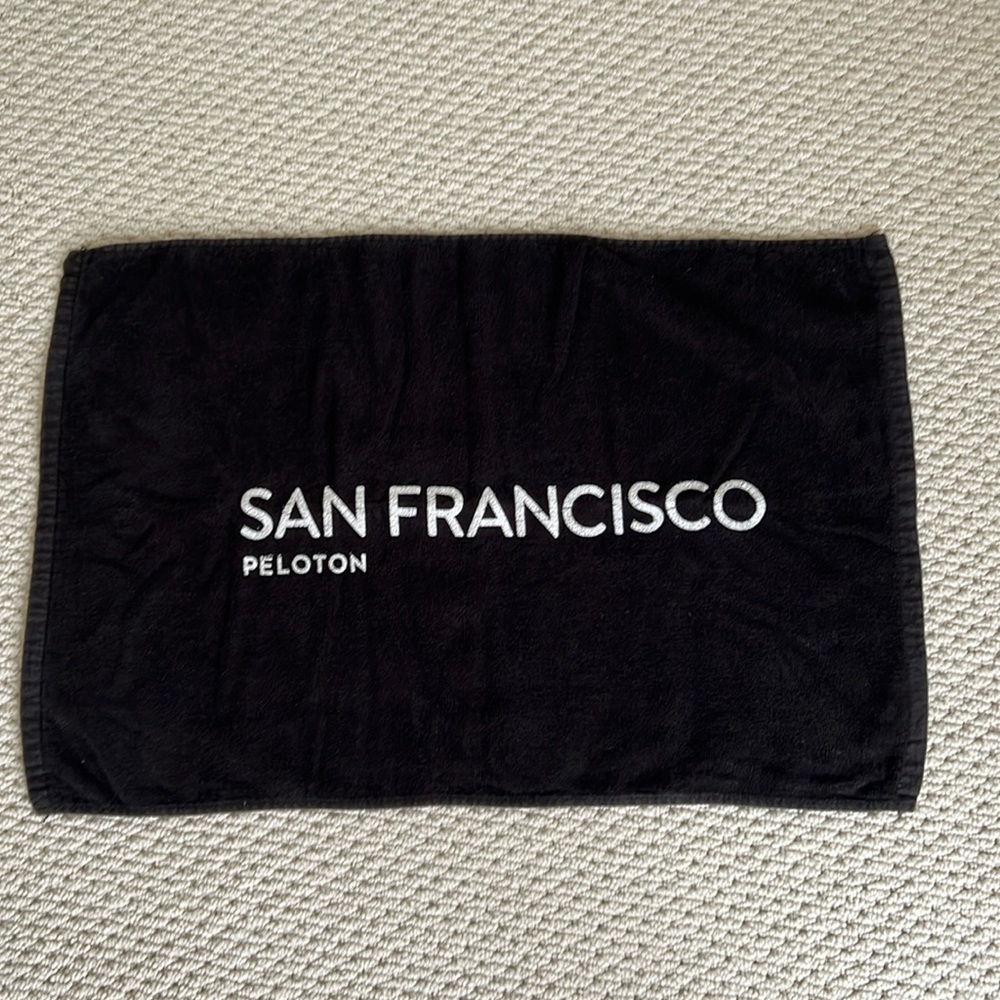 NWOT Peloton San Francisco workout towel from SF Marathon 2019